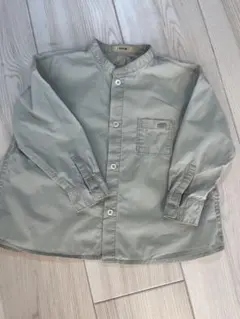 FITH グリーン 長袖シャツ 胸ポケット付き