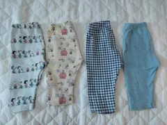 ☆ユニクロ♪スヌーピー七分丈レギンス4枚セット☆