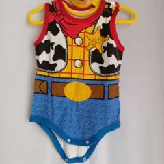 ディズニー　なりきりウッディーロンパース 80