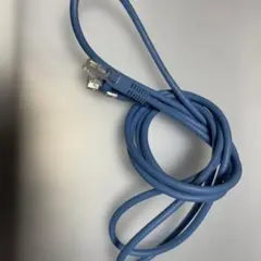 青色 LANケーブル RJ45コネクタ