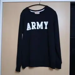 PAOPAO CLOTHING ARMY クルーネック トレーナー黒LL
