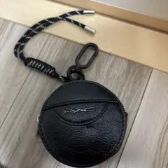 MACのブラック 円形ポーチ