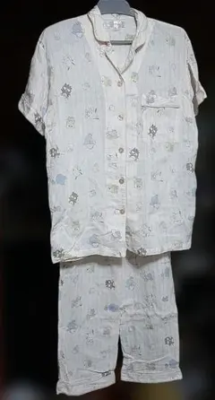 Sanrio charactersキャラクター柄　半袖パジャマ L　綿100%