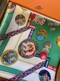 エルメス HERMES スカーフ カレ90 Petite main お針子さん - メルカリ