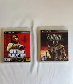 美品 PS3 レッド・デッド・リデンプション&Fallout NEW VEGAS