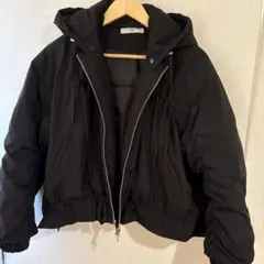 リボン ダウンジャケット