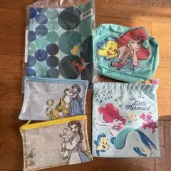 プリンセス　ポーチ　巾着セット