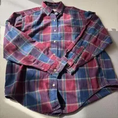 長袖 ボタンダウン ネルチェックシャツ L.L.Bean エルエルビーンUSA