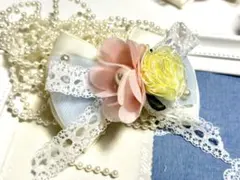 入学式　発表会　フォーマル　子供　リボン　花　モチーフ コサージュ アクセサリー