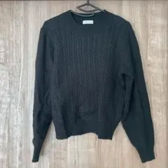 earth music&ecology 黒　ニット　セーター