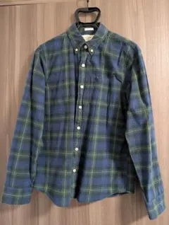 Abercrombie & Fitch チェック柄長袖シャツ S 175/92A