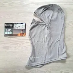 モンベル　ジオラインL.W. バラクラバ　薄手　シルバー　S/Mサイズ　中古