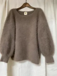 レイビーム　モヘア　ふわふわ　バルーンスリーブ ニット