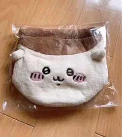 ちいかわ　くりまじゅう　フェイス巾着