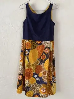 Kyoron ノースリーブ花柄ワンピース作家作品