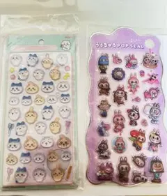 【正規品】ちいかわ　ボンボンドロップシール✖️ 新作ラブブ　ボンボンドロップシール