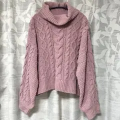 ピンク ニット レディース