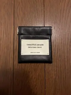 beautiful people レザーポーチ