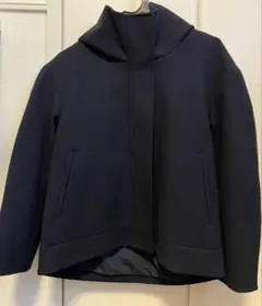 【新品】ジーユー　コージーメルトンショートフーディコート