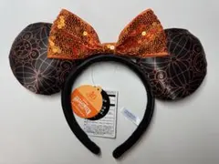 ディズニーランド ハロウィン2023 カチューシャ オレンジリボン 新品未使用