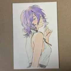 手描きイラスト チェンソーマン レゼ ファンアート アナログ