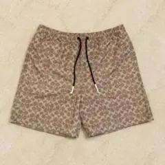 GOLD WIDE SHORTS コットン ホワイト レオパード GL51893 - メルカリ