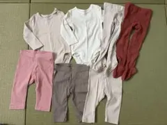 ベビー服 ロンパース レギンス タイツ 7点セット　まとめ売り　ほぼ未使用品
