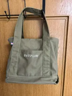 BAYFLOW オリーブグリーン トートバッグ