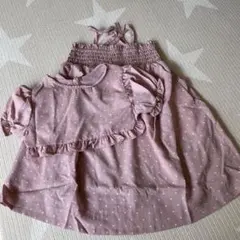 新品 100cm ワンピース ボレロ付