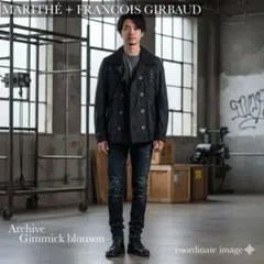 MARITHE FRANCOIS GIRBAUD ブルゾン 黒 アーカイブ M