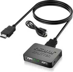 HDMI 分配器 1入力2出力 [2025改良型・分配器] 2画面