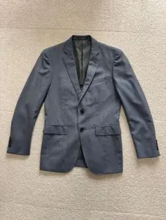 グレー ビジネススーツ 2ボタン