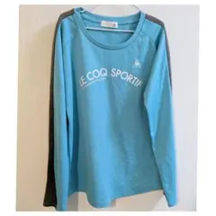 LE COQ SPORTIF 長袖トップス Mサイズ ライトブルーのサムネイル
