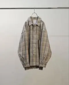 ANCELLM × WISM 別注 OMBRECHECK SHIRT サイズ2 - メルカリ