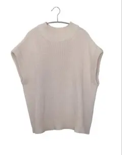 mite french sleeve summer knit ベージュ ニット