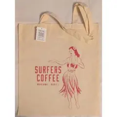 SURFERS COFFEE　サーファーズコーヒー　フラガールトートバッグ　エコのサムネイル