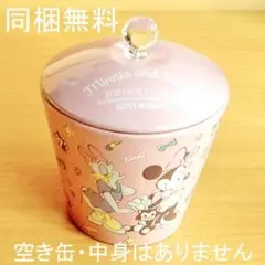 【同梱無料】ディズニー　ミニー＆デイジー　空き缶　小物入れのサムネイル