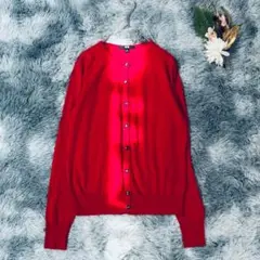 UNIQLO ユニクロ (M) エクストラファインメリノクルーネックカーディガン
