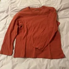 オレンジ 長袖 Tシャツ XLサイズ