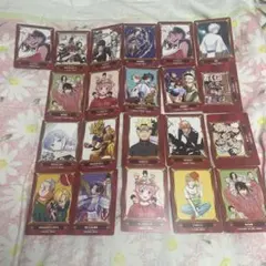 アニメキャラクターカードセット 21枚セット　ジャンプフェアカード　アニメイト