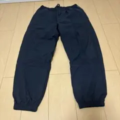 メンズ　防風パンツ　カジュアルパンツ 黒 ウエストゴム
