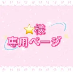 ⭐️様専用ページ
