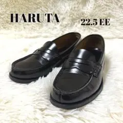 【美品】HARUTA ローファー 22.5 EE 黒 JK 通学 定番 人気のサムネイル