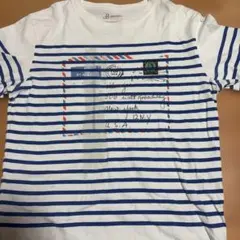 Johnbull ジョンブル ボーダーTシャツ エアメール柄