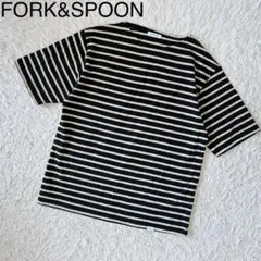 【フォークアンドスプーン】半袖ボーダーカットソー　Tシャツ　プルオーバー　4のサムネイル