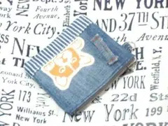 デニムリメイクポーチ　№　1713