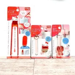 ハローキティ フェイスマスク用トング スパチュラ 3点セット