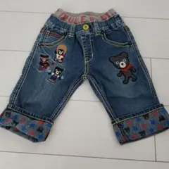 ミキハウス ダブルB デニム　ハーフ　パンツ　120 半ズボン　短パン　110