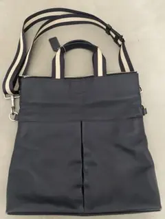 COACH コーチ ショルダーバッグ ネイビー　斜めがけ　レザー　美品