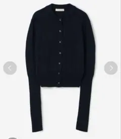 THE SHINZONE ロングリブカーディガンウール混　ブラック